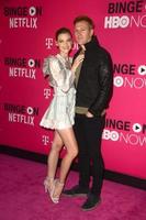 LOS ANGELES, NOV 10 - Jaime King, Kyle Newman at the T-Mobile Un-carrier X Launch Celebration at the Shrine Auditorium on November 10, 2015 in Los Angeles, CA photo