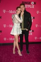 LOS ANGELES, NOV 10 - Jaime King, Kyle Newman at the T-Mobile Un-carrier X Launch Celebration at the Shrine Auditorium on November 10, 2015 in Los Angeles, CA photo