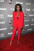 LOS ANGELES, SEP 26 - Aja Naomi King at the TGIT 2015 Premiere Event Red Carpet at the Gracias Madre on September 26, 2015 in Los Angeles, CA photo