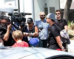 LOS ANGELES, FEB 18 - Joshua Morrow interview at the Toyota Grand Prix Pro Celeb Race at the Toyota Grand Prix Racecourse on April 18, 2015 in Long Beach, CA photo