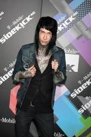 LOS ANGELES, APR 20 - Trace Cyrus arriving at the Launch Of The New T-Mobile Sidekick 4G at Old Robinson May Building on April 20, 2011 in Beverly Hills, CA photo