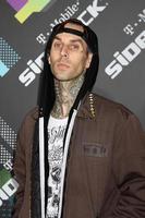 LOS ANGELES, APR 20 - Travis Barker arriving at the Launch Of The New T-Mobile Sidekick 4G at Old Robinson May Building on April 20, 2011 in Beverly Hills, CA photo