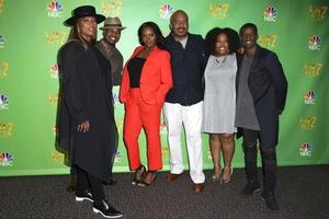 las vegas, 1 de junio - queen latifah, ne-yo, shanice willams, david alan grier, amber riley, elijah kelley en el evento de la academia de televisión para nbc s the wiz live en el gremio de directores de américa el 1 de junio de 2016 en west hollywood , ca foto