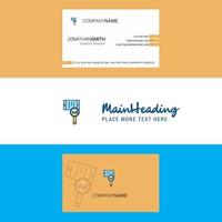 Beautiful Search in smart phone Logo and business card vertical Design Vector