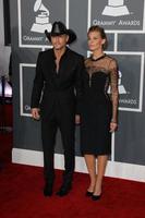 LOS ANGELES, FEB 10 - Tim McGraw, Faith Hill arrives at the 55th Annual Grammy Awards at the Staples Center on February 10, 2013 in Los Angeles, CA photo