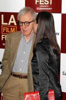 LOS ANGELES, JUN 14 - Woody Allen, Soon-Yi Previn arrives at the To Rome With Love LAFF Premiere at Regal Cinemas L A LIVE Stadium 14 on June 14, 2012 in Los Angeles, CA photo