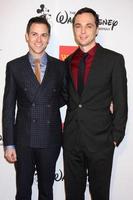 LOS ANGELES, OCT 18 - Todd Spiewak, Jim Parsons at the 2013 GLSEN Awards at Beverly Hills Hotel on October 18, 2013 in Beverly Hills, CA photo