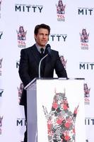 LOS ANGELES, DEC 3 - Tom Cruise at the Ben Stiller Handprint and Footprint Ceremony at Dolby Theater on December 3, 2013 in Los Angeles, CA photo