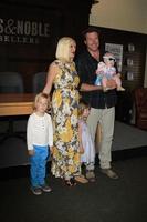 LOS ANGELES, APR 17 - Tori Spelling, daughter Stella, son Liam, daughter Hattie, husband Dean McDermott at a signing for her book celebraTORI at Barnes and Noble at The Grove on April 17, 2012 in Los Angeles, CA photo