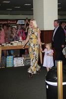 LOS ANGELES, APR 17 - Tori Spelling, daughter Stella at a signing for her book celebraTORI at Barnes and Noble at The Grove on April 17, 2012 in Los Angeles, CA photo