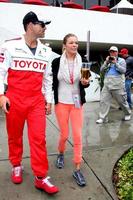 LOS ANGELES, APR 13 - Eddie Cibrian, LeAnn Rimes at the Toyota Pro Celeb Race Qualifying Day at Grand Prix Race Track on April 13, 2012 in Long Beach, CA photo