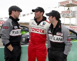 LOS ANGELES, MAR 19 - Stephen Moyer, Brian Austin Green, Kevin Jonas at the Toyota Pro Celebrity Race Training Session at Willow Springs Speedway on March 19, 2011 in Rosamond, CA photo