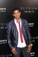 LOS ANGELES, AUG 7 - Trevor Jackson arrives at the Elysium World Premiere at the Village Theater on August 7, 2013 in Westwood, CA photo