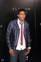 LOS ANGELES, AUG 7 - Trevor Jackson arrives at the Elysium World Premiere at the Village Theater on August 7, 2013 in Westwood, CA photo