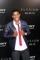 LOS ANGELES, AUG 7 - Trevor Jackson arrives at the Elysium World Premiere at the Village Theater on August 7, 2013 in Westwood, CA photo