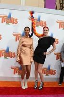 LOS ANGELES, OCT 23 - Icona Pop, Aino Jawo, Caroline Hjelt at the Trolls Premiere at Village Theater on October 23, 2016 in Westwood, CA photo