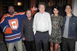 los angeles, 16 de septiembre - kevin smith, haley joel osment, michael parks, genesis rodriguez, justin long at the tusk los angeles premiere at vista theater el 16 de septiembre de 2014 en los angeles, ca foto