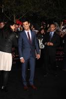 LOS ANGELES, NOV 14 - Taylor Lautner arrives at the Twilight - Breaking Dawn Part 1 World Premiere at Nokia Theater at LA LIve on November 14, 2011 in Los Angeles, CA photo