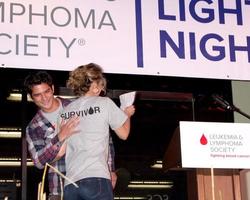 LOS ANGELES, OCT 6 - Tyler Posey, Linsey Godfrey at the Light The Night The Walk to benefit the Leukemia-Lymphoma Society at Sunset-Gower Studios on October 6, 2013 in Los Angeles, CA photo