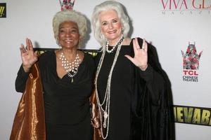 LOS ANGELES, SEP 7 - Nichelle Nichols, Celeste Yarnall at the UNBELIEVABLE  Premiere at the TCL Chinese 6 Theaters on September 7, 2016 in Los Angeles, CA photo