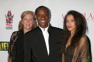 LOS ANGELES, SEP 7 - Deborah Hartwell, Tim Russ, Madison Russ at the UNBELIEVABLE  Premiere at the TCL Chinese 6 Theaters on September 7, 2016 in Los Angeles, CA photo