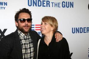 LOS ANGELES, MAY 3 - Charlie Day, Mary Elizabeth Ellis at the Under the Gun Premiere at the Samuel Goldwyn Theater on May 3, 2016 in Beverly Hills, CA photo