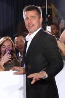 LOS ANGELES, NOV 9 - Brad Pitt, Fans at the Allied Fan Screening at the Village Theater on November 9, 2016 in Westwood, CA photo