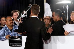 LOS ANGELES, NOV 9 - Brad Pitt, Fans at the Allied Fan Screening at Village Theater on November 9, 2016 in Westwood, CA photo