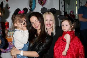 LOS ANGELES, DEC 4 - Phoenix Emmanuel Sursok-McEwan, Tammin Sursok, Amelie Bailey, Adrienne Frantz Bailey at the Amelie Bailey s 1st Birthday Party at Private Residence on December 4, 2016 in Studio CIty, CA photo