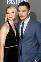 LOS ANGELES, OCT 13 - Valorie Curry, Sam Underwood at the American Pastoral Special Screening at the Samuel Goldwyn Theater on October 13, 2016 in Beverly Hills, CA photo