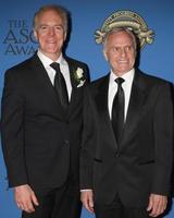 LOS ANGELES, FEB 14 - Richard Crudo, Grover Crisp at the 2016 American Society of Cinematographers Awards at the Century Plaza Hotel on February 14, 2016 in Century City, CA photo