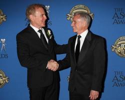 LOS ANGELES, FEB 14 - Richard Crudo, Grover Crisp at the 2016 American Society of Cinematographers Awards at the Century Plaza Hotel on February 14, 2016 in Century City, CA photo