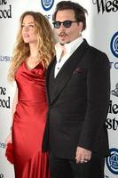 vLOS ANGELES, JAN 9 - Amber Heard, Johnny Depp at the The Art of Elysium Ninth Annual Heaven Gala at the 3LABS on January 9, 2016 in Culver City, CA photo