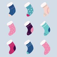 set of socks vector