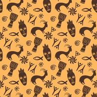 african ornament pattern vector