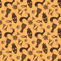 african ornament pattern vector