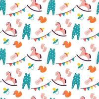 baby pattern design vector