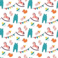 baby pattern design vector