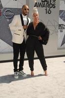 LOS ANGELES, JUN 26 - Swizz Beatz, Alicia Keys at the BET Awards Arrivals at the Microsoft Theater on June 26, 2016 in Los Angeles, CA photo