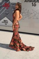 LOS ANGELES, JUN 26 - Mayte Garcia at the BET Awards Arrivals at the Microsoft Theater on June 26, 2016 in Los Angeles, CA photo