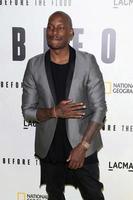 LOS ANGELES, OCT 24 - Tyrese Gibson at the Screening Of National Geographic Channel s Before The Flood at Bing Theater At LACMA on October 24, 2016 in Los Angeles, CA photo