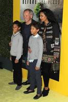 LOS ANGELES, OCT 24 - Alexander Wolfgang, Wolfgang Puck, Oliver Wolfgang, Gelila Assefa at the Screening Of National Geographic Channel s Before The Flood at Bing Theater At LACMA on October 24, 2016 in Los Angeles, CA photo