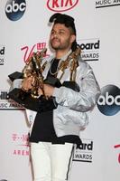LAS VEGAS, MAY 22 - The Weeknd at the Billboard Music Awards 2016 at the T-Mobile Arena on May 22, 2016 in Las Vegas, NV photo