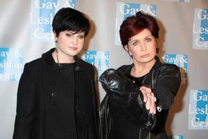 Kelly and Sharon Osbourne arriving at the Gay and Lesbian Center An Evening With Women Gala at the Beverly Hilton Hotel in Beverly Hills, California on April 24, 2009 photo