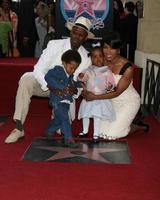 Courtney B Vance, Angela Bassett, and their children Josiah and Bronwyn
Angela Bassett Receives a Star on the Hollywood Walk of Fame
Hollywood Boulevard
Los Angeles, CA
March 20, 2008
 2008 Kathy Hutchins Hutchins Photo