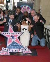 Rick Fox, Angela Bassett, and Forest Whitaker, and chamber officials
Angela Bassett Receives a Star on the Hollywood Walk of Fame
Hollywood Boulevard
Los Angeles, CA
March 20, 2008
 2008 Kathy Hutchins Hutchins Photo