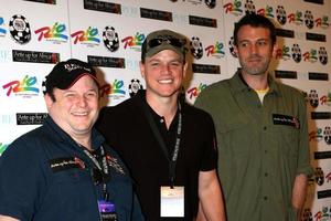 Jason Alexander, Matt Damon and Ben Affleck arriving at the Ante up for Africa Poker Tournament at the 2008 World Series of Poker, at the Rio All-Suite Hotel and Casino in
Las Vegas, NV
July 2, 2008
 2008 Kathy Hutchins Hutchins Photo