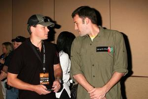 Matt Damon and Ben Affleck arriving at the Ante up for Africa Poker Tournament at the 2008 World Series of Poker, at the Rio All-Suite Hotel and Casino in
Las Vegas, NV
July 2, 2008
 2008 Kathy Hutchins Hutchins Photo