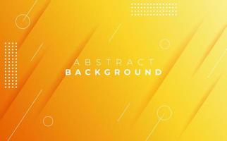 Yellow Minimal geometric gradient background. Dynamic shapes composition with paper cut vector