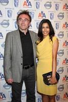 Danny Boyle  and  Freida Pinto  arriving  at the 15th Annual BAFTA LA s Awards Season Tea Party at the Beverly Hills Hotel, in Beverly Hills, CA on January 10, 20092008 Kathy Hutchins   Hutchins Photo